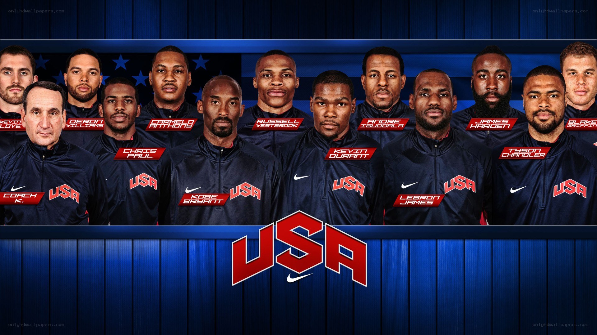 USA Basketball Team Portrait