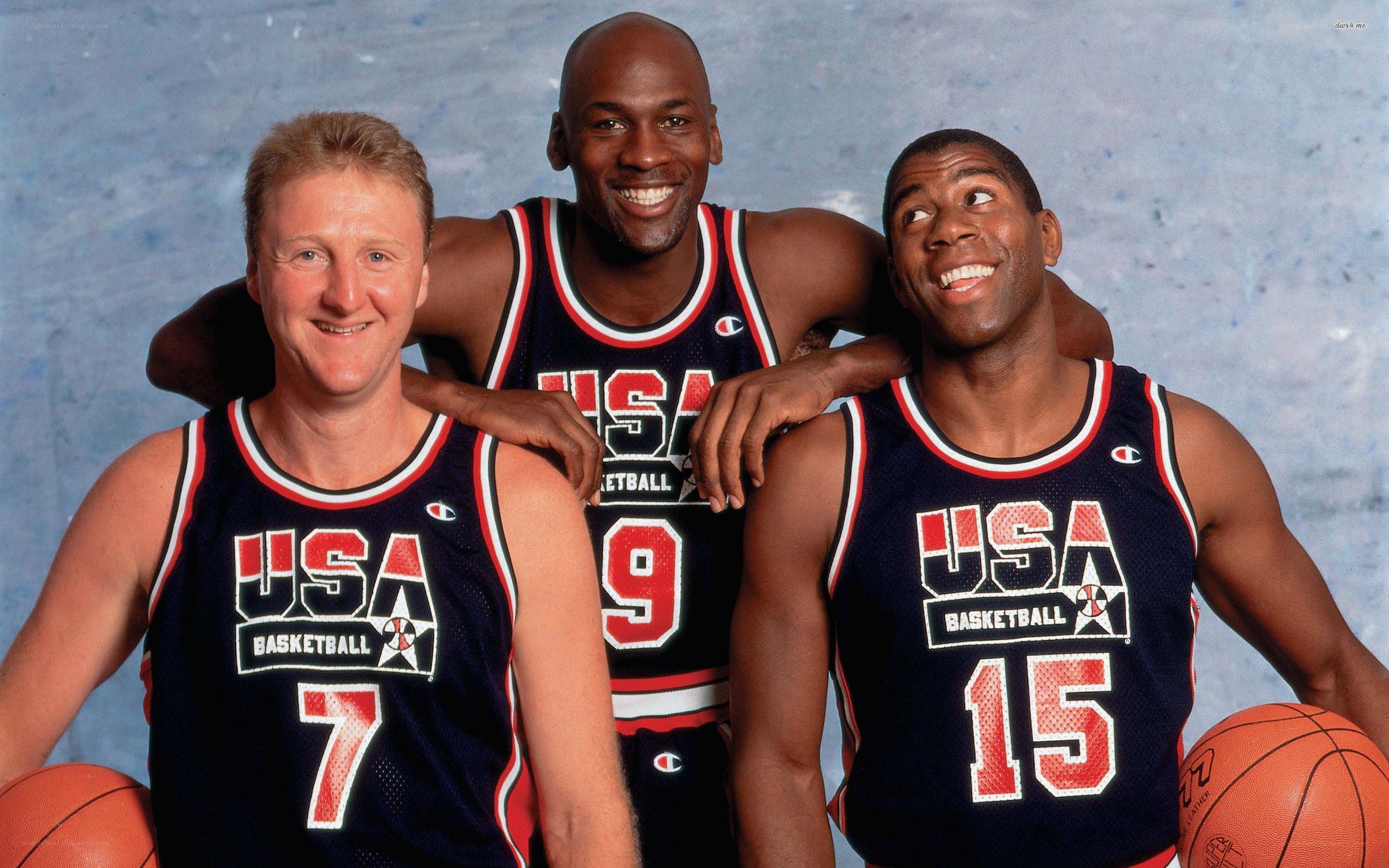 USA basketball team portrait