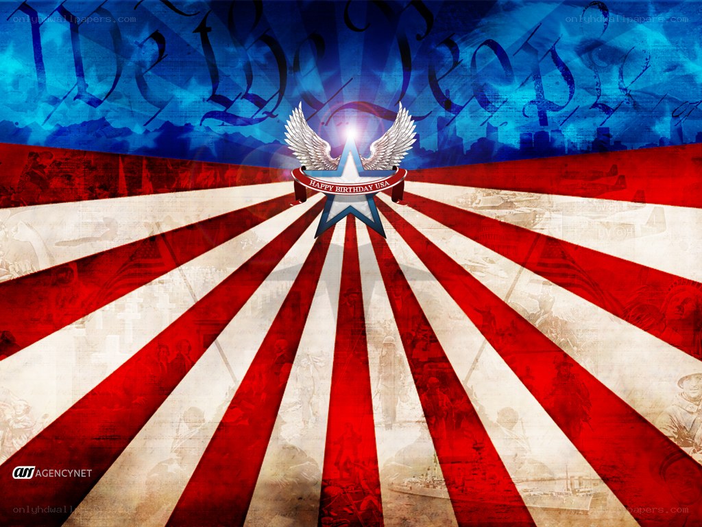USA birthday celebration artwork