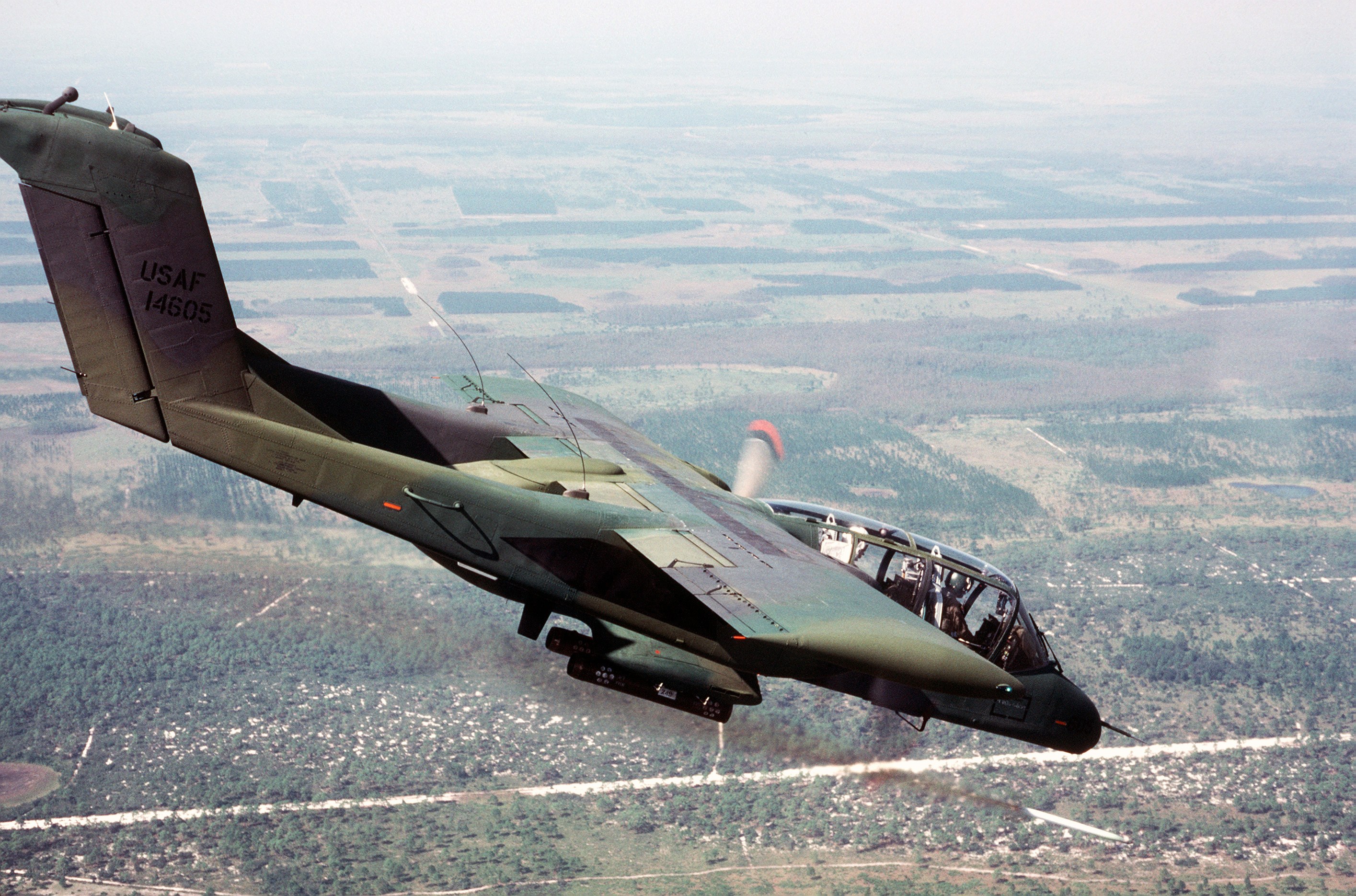 USAF A-10 Thunderbolt II in flight