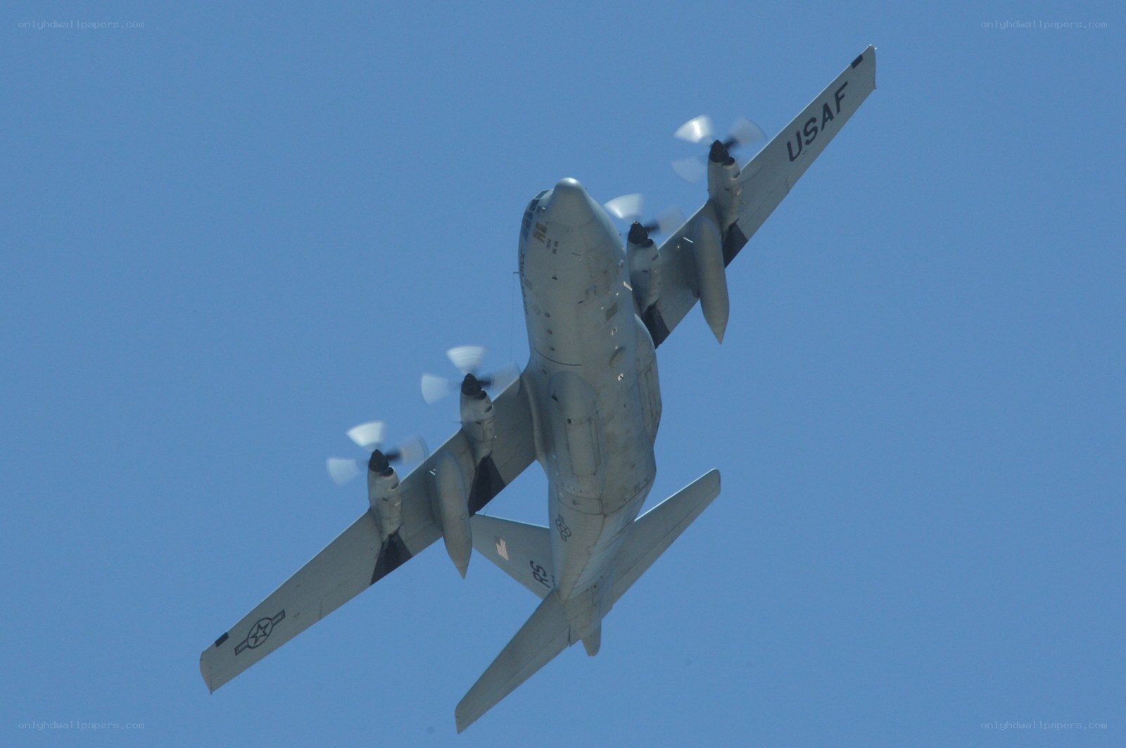 USAF C-130 Hercules in flight