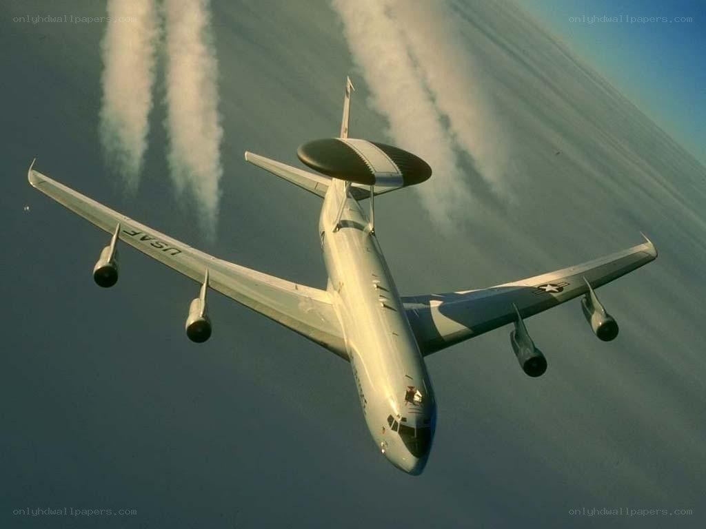 USAF E-3 Sentry in flight