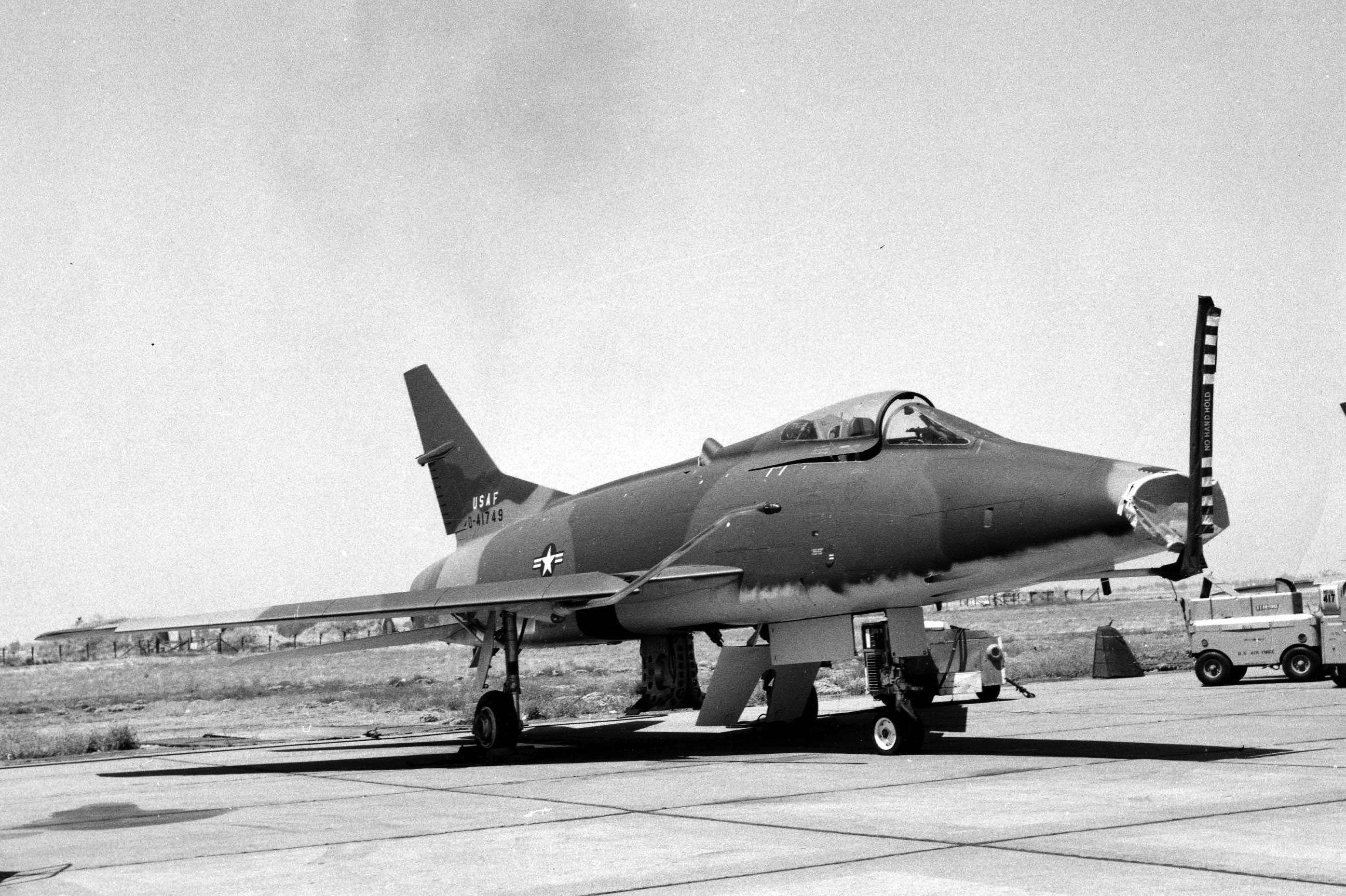 USAF jet on tarmac