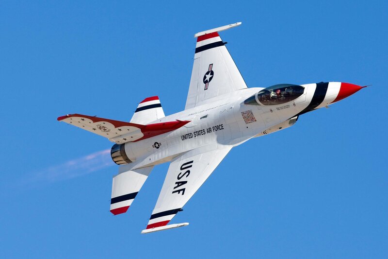 USAF Thunderbirds Jet — Blue