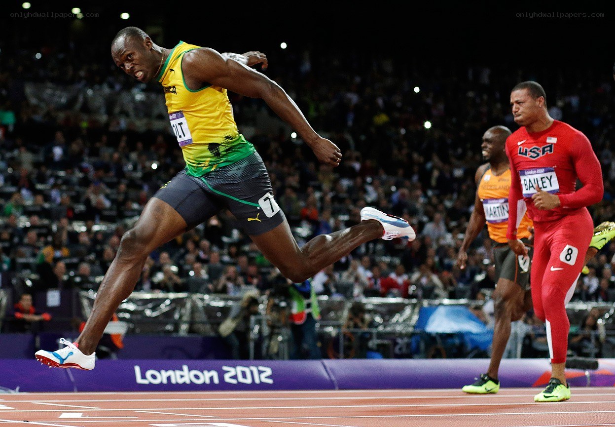 Usain Bolt at London 2012