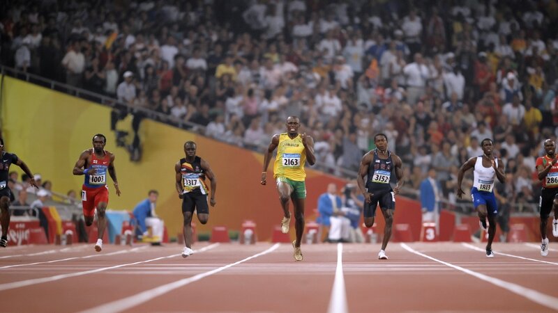 Usain Bolt wins gold medal