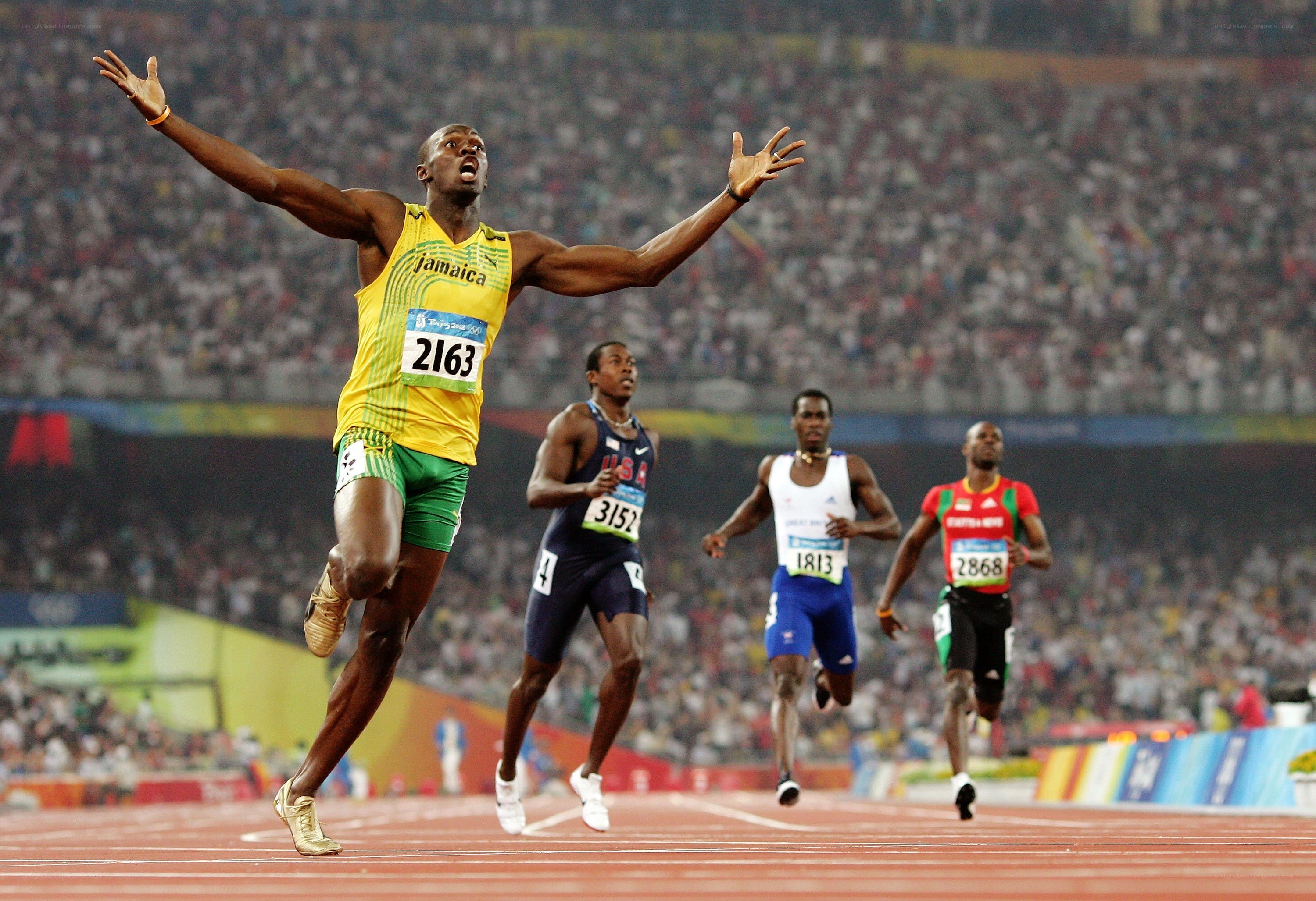 Usain Bolt wins gold medal