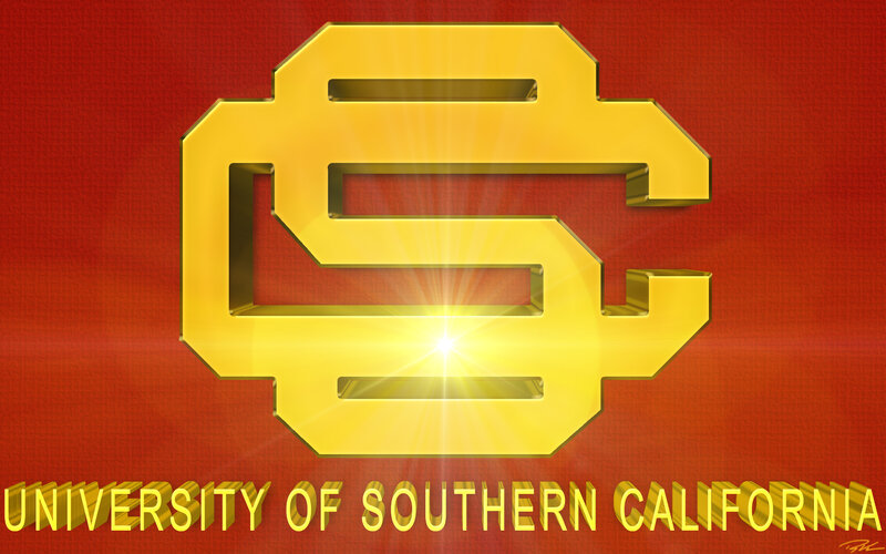 USC Logo on Red