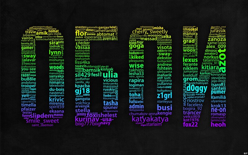 username word cloud art