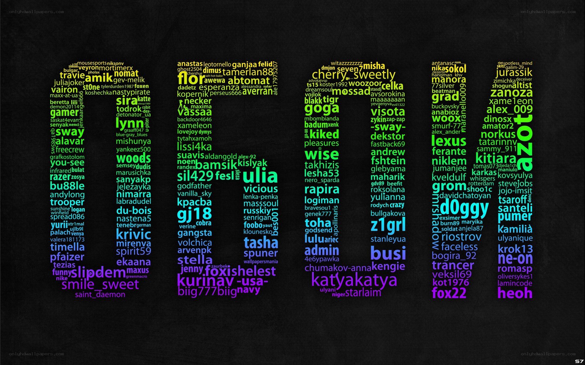 username word cloud art