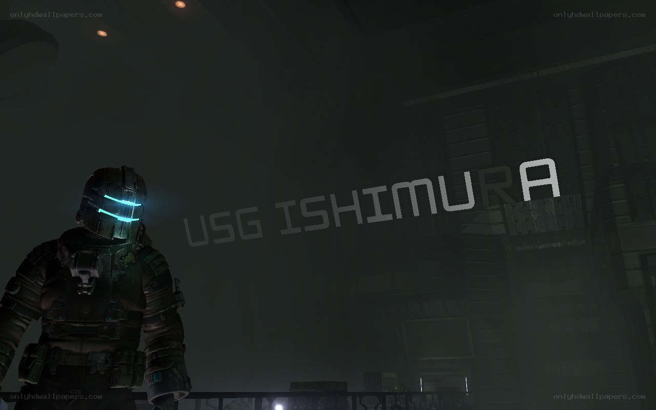 USG Ishimura in dark corridor