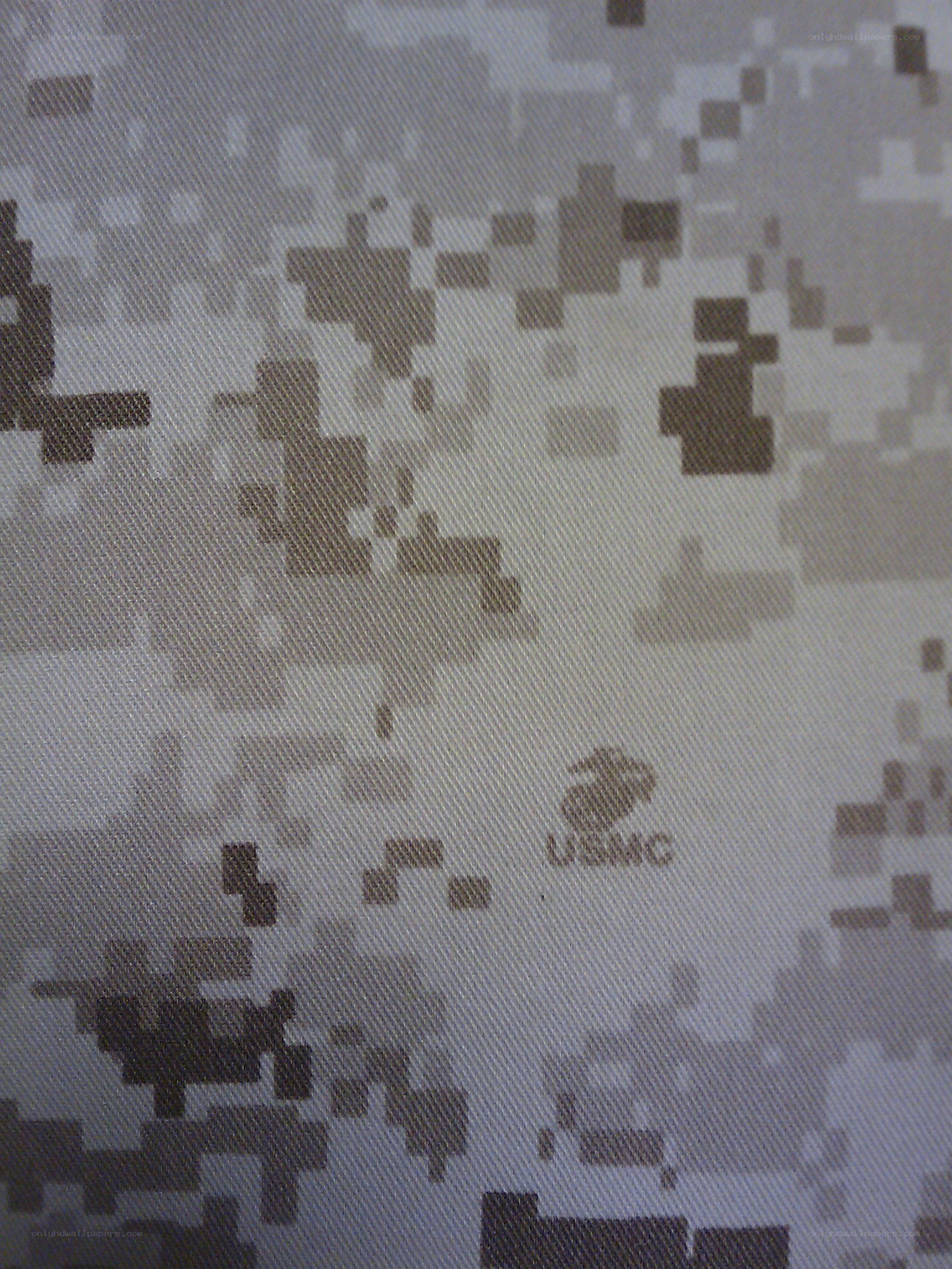 USMC digital camouflage fabric