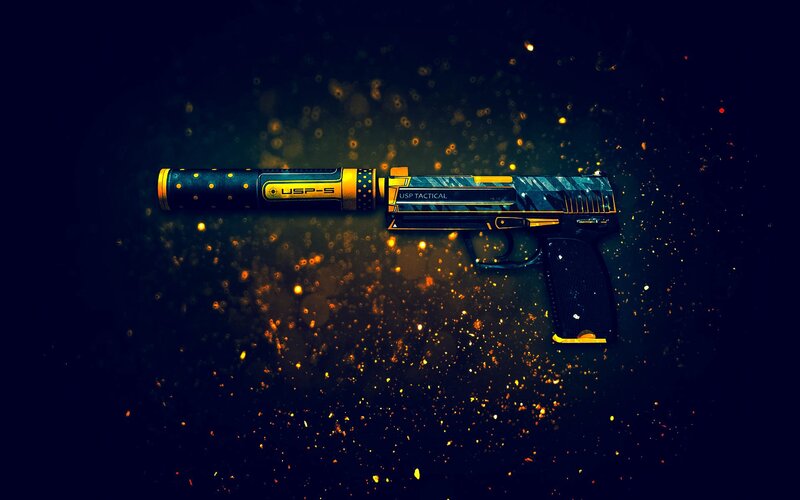 USP-S Pistol with Suppressor