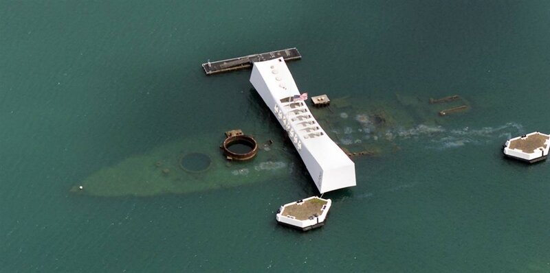 USS Arizona Memorial — Green