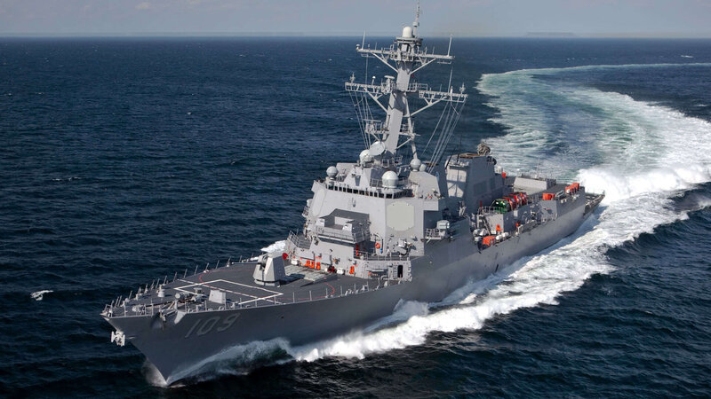USS Arleigh Burke Destroyer — Gray