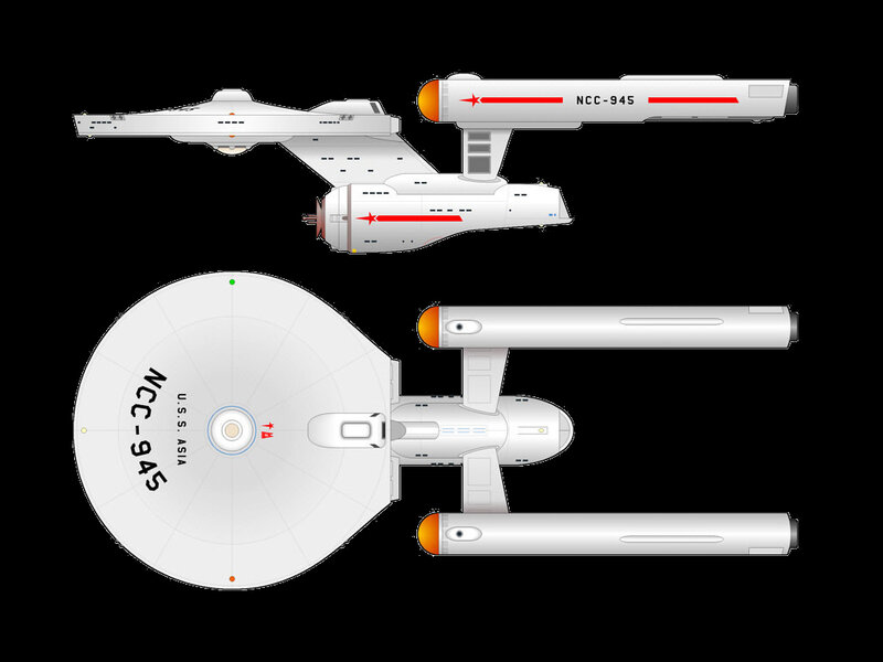 USS Asia starship design