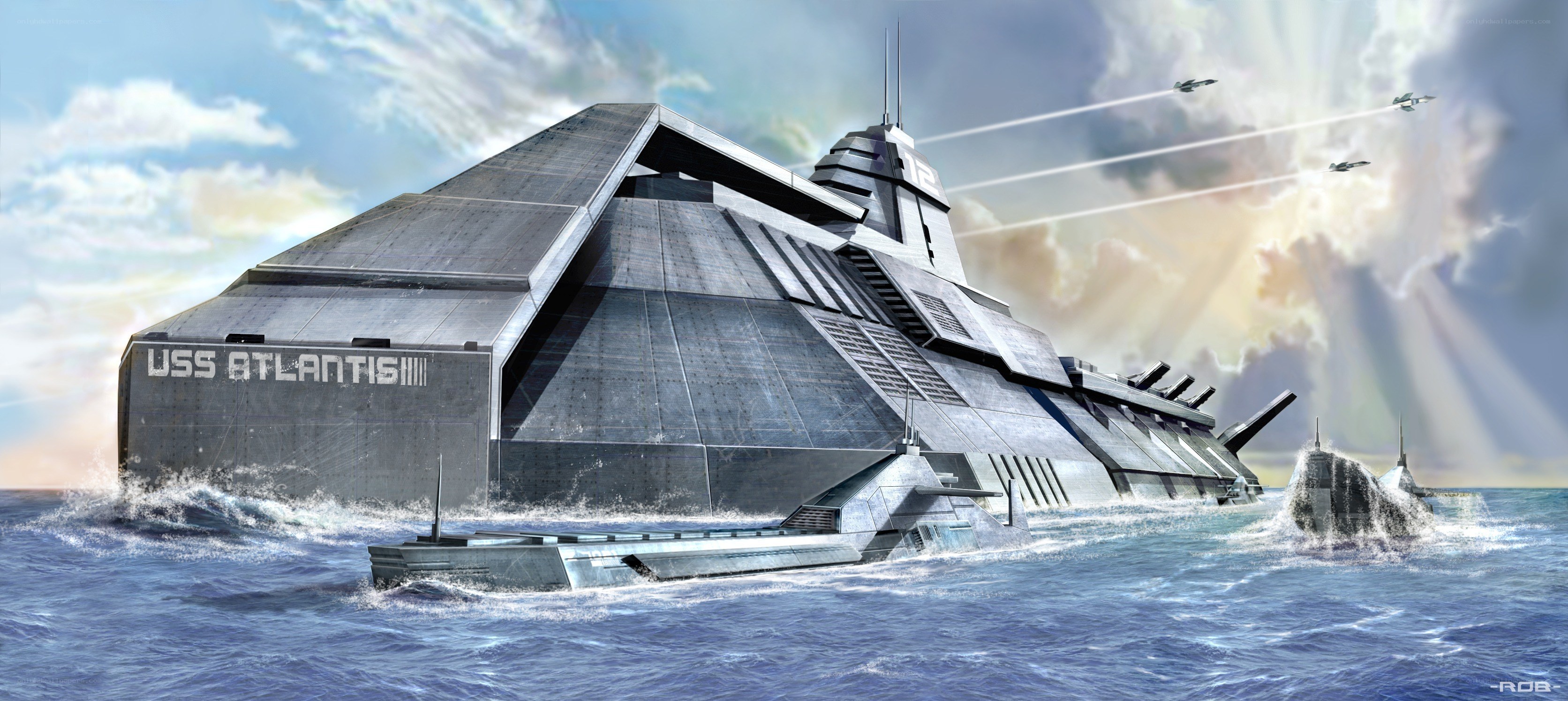 USS Atlantis battleship concept