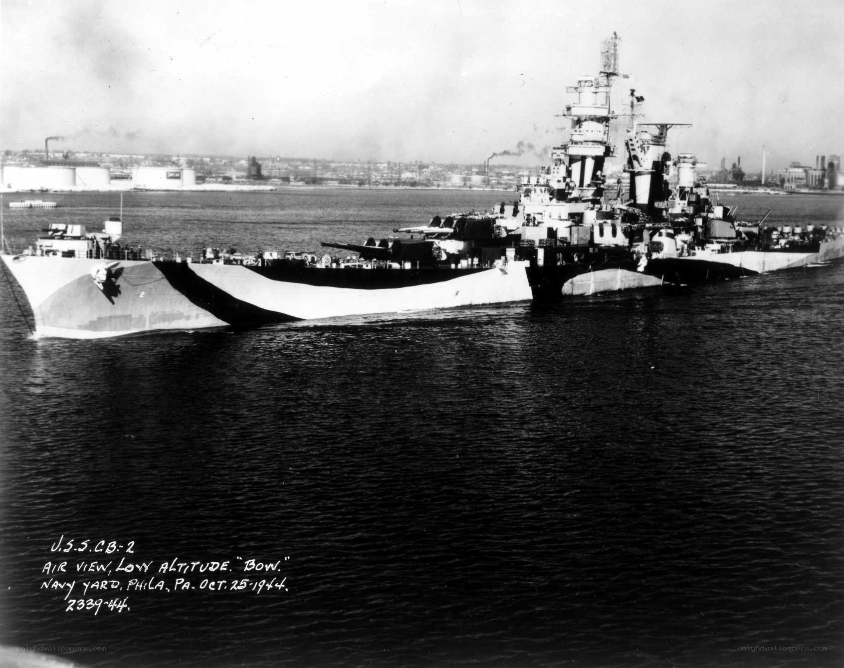 USS CB-2 at Navy Yard