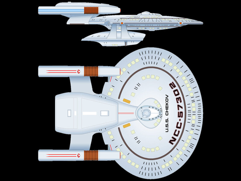 USS Chekov starship design