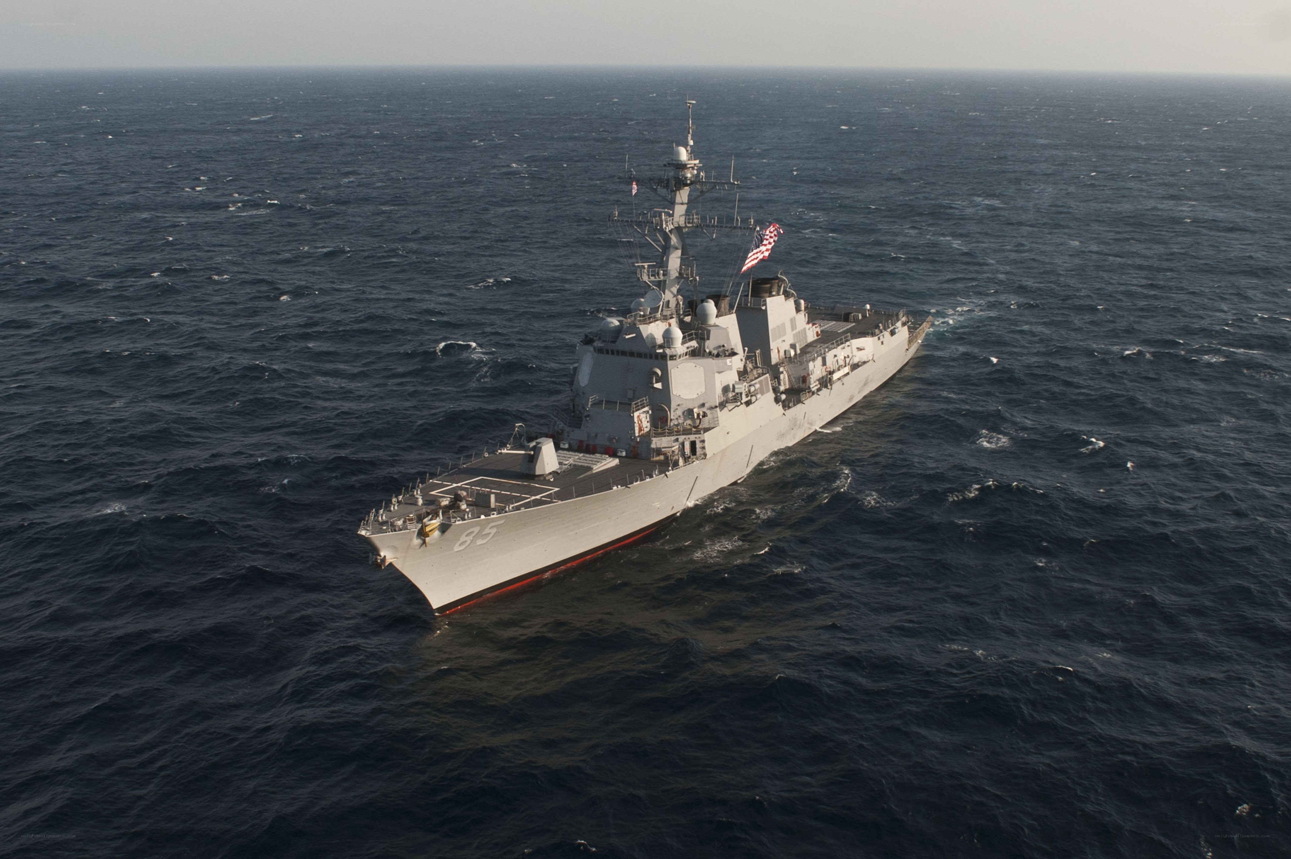 USS Cole at sea