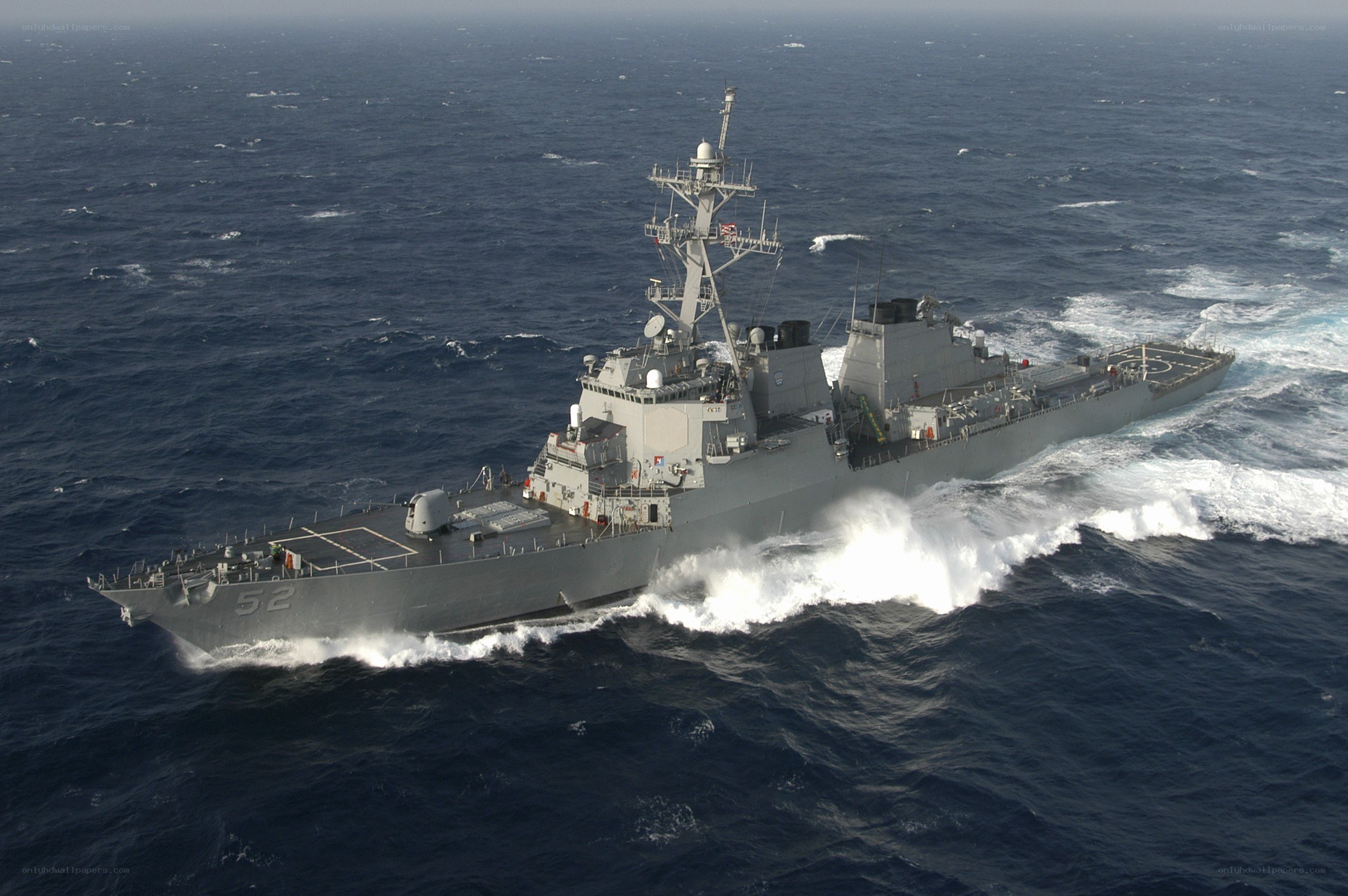 USS Cole at sea