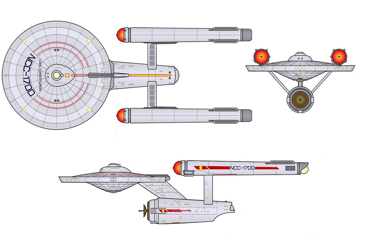 USS Constitution starship design