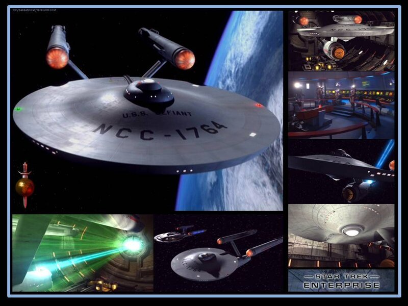 USS Defiant Starship — Gray
