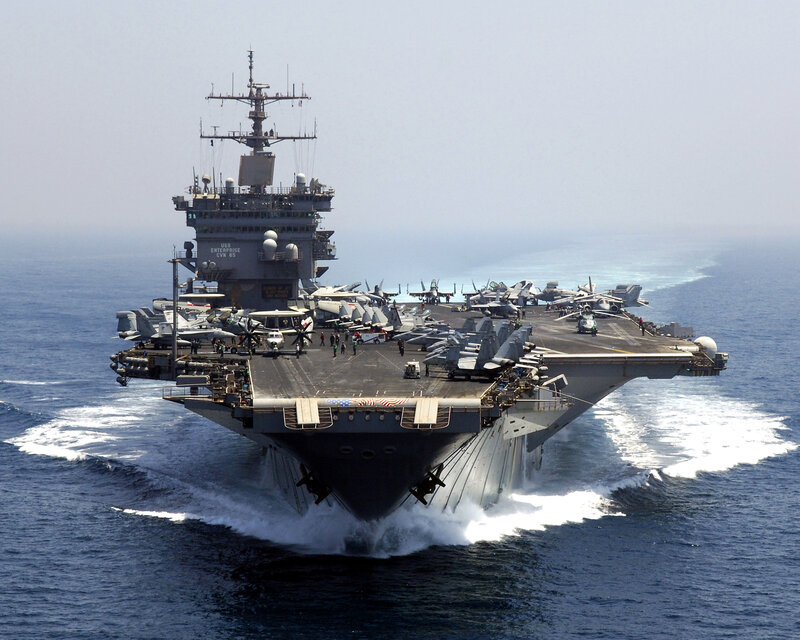 USS Enterprise Aircraft Carrier — Gray