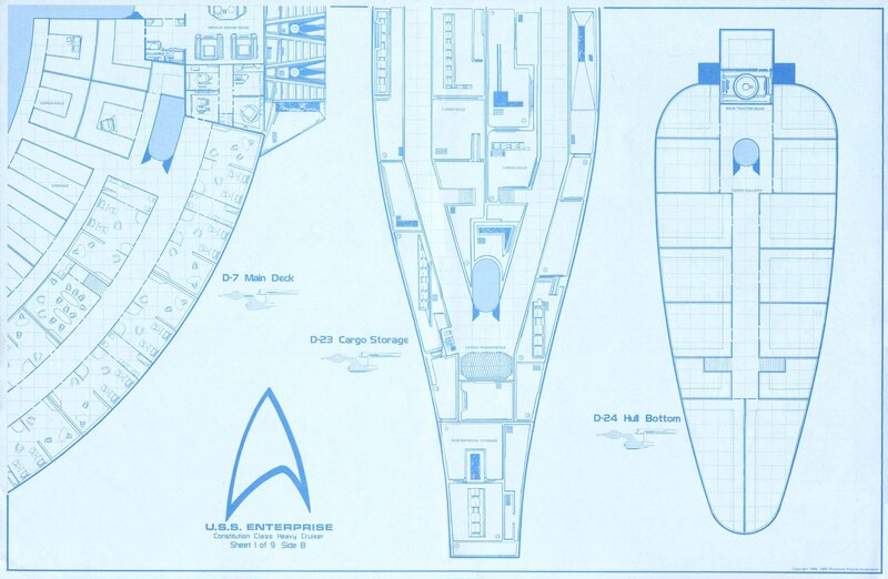 USS Enterprise blueprint