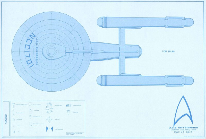 USS Enterprise blueprint