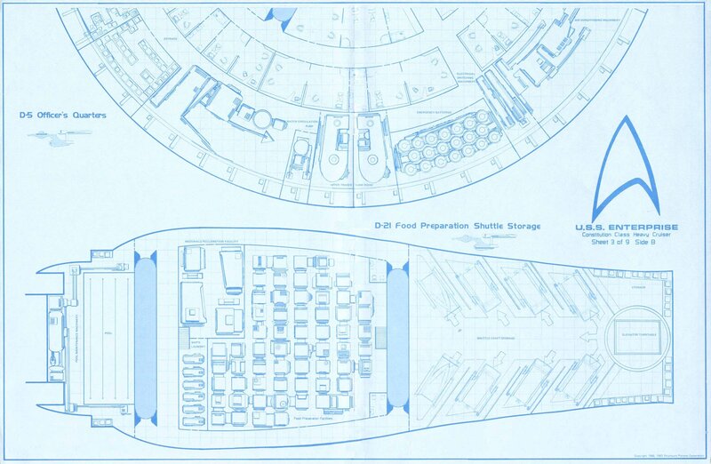 USS Enterprise floor plan