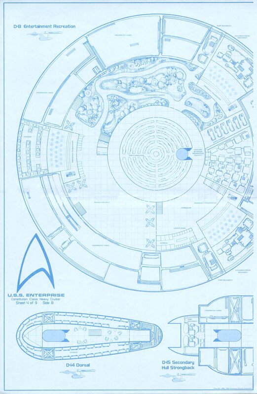 USS Enterprise floor plan