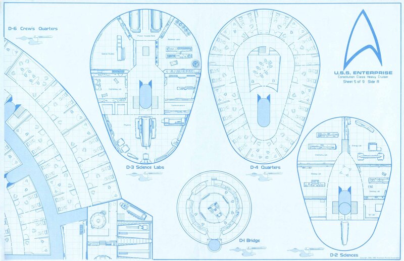USS Enterprise floor plan