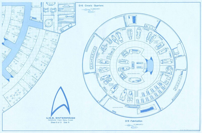 USS Enterprise floor plan