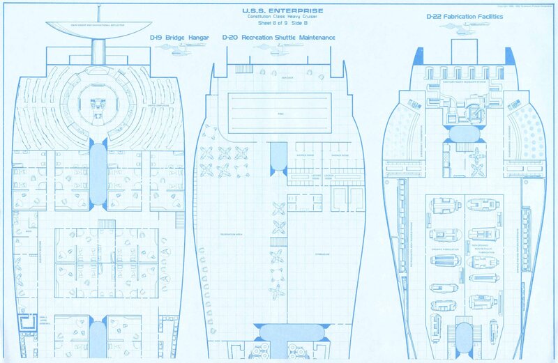 USS Enterprise floor plan
