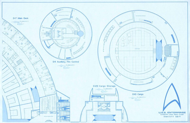USS Enterprise floor plans