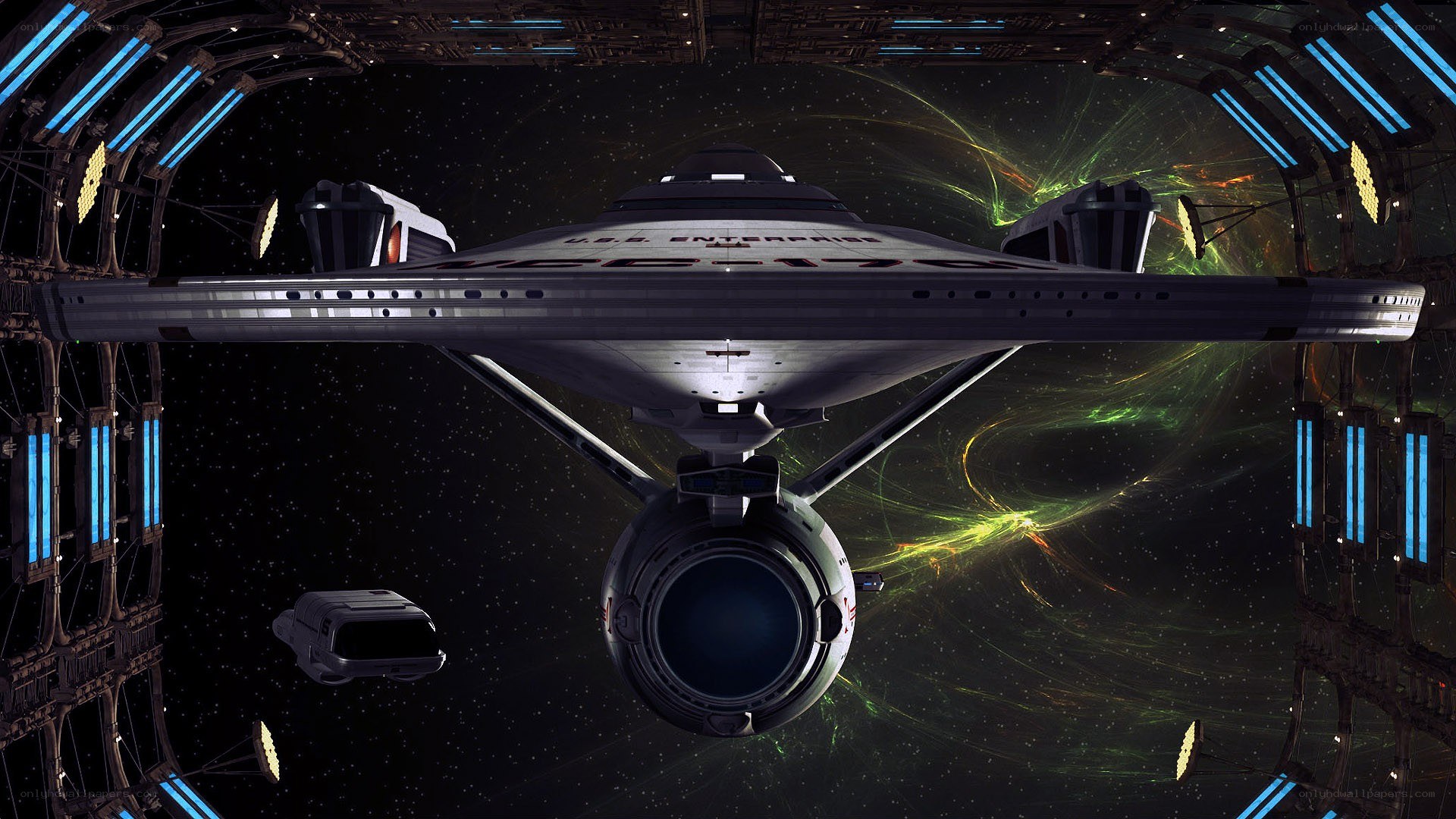 USS Enterprise in space