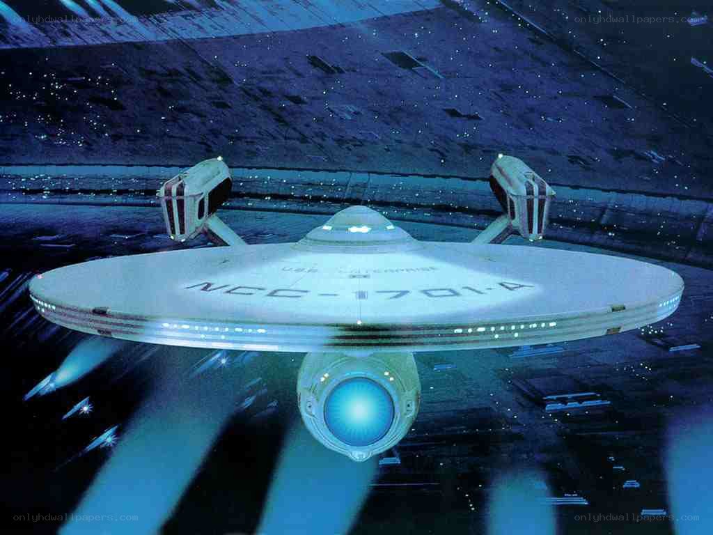 USS Enterprise in space