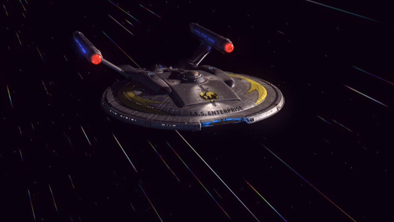USS Enterprise in space