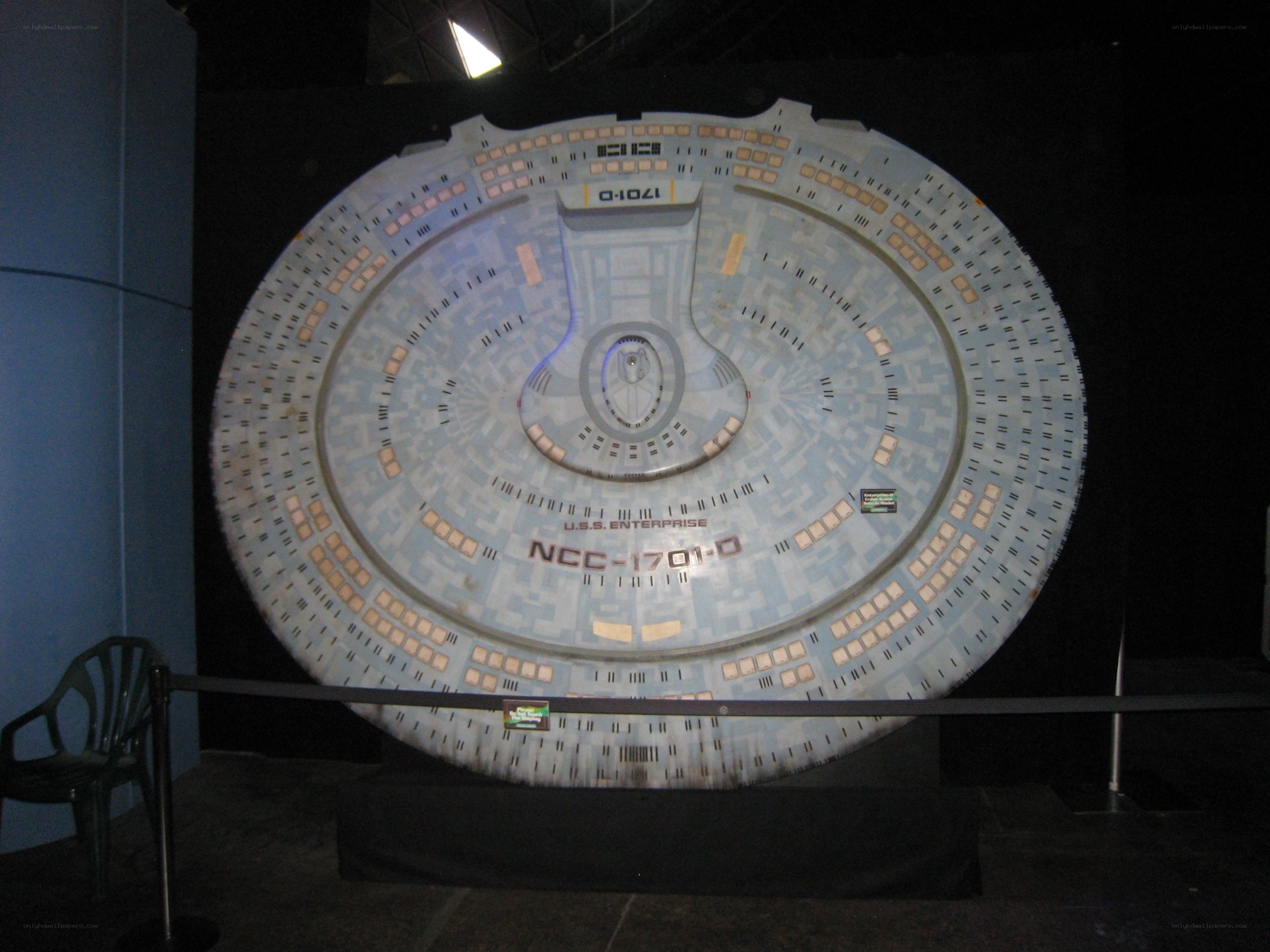 USS Enterprise model display