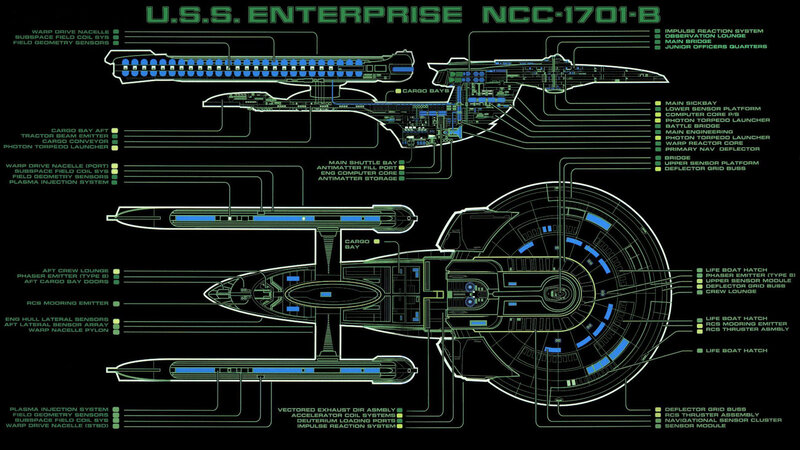 USS Enterprise NCC-1701-B schematic