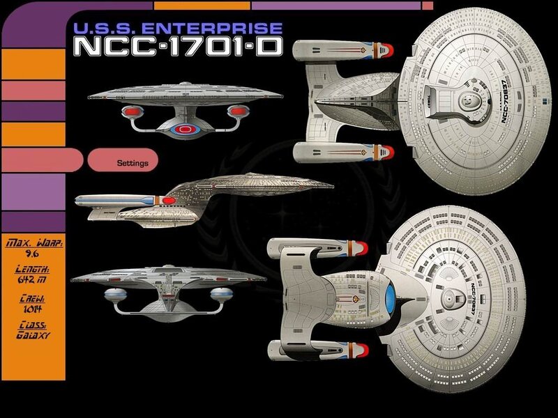 USS Enterprise NCC-1701-D schematics