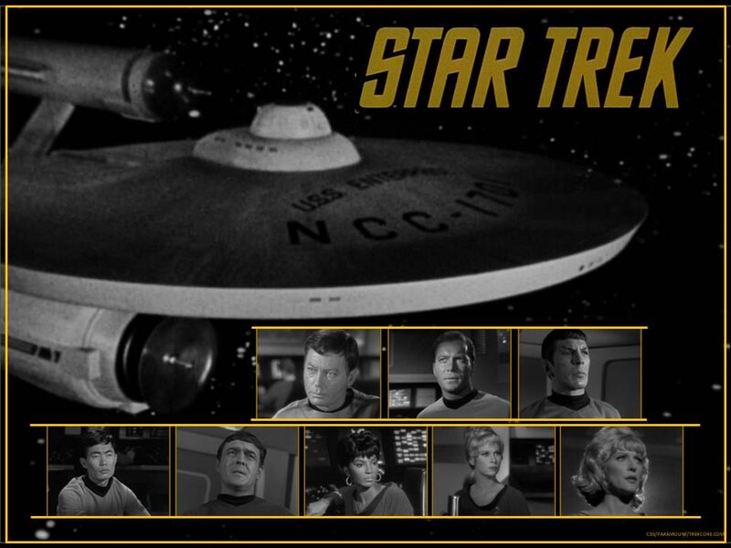 USS Enterprise Starship — Black, Dramatic, Night