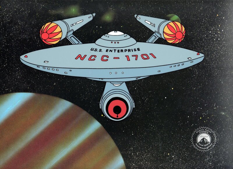 USS Enterprise Starship — Blue