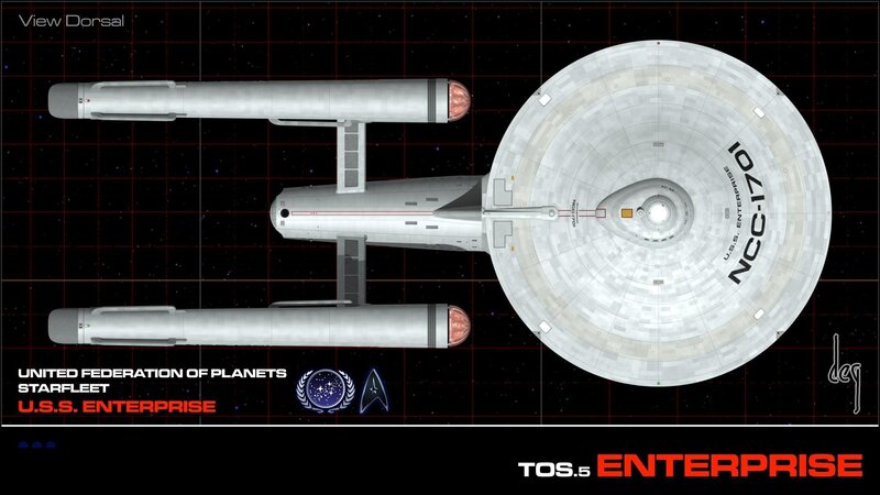 USS Enterprise starship diagram