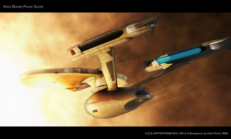 USS Enterprise Starship — Gold