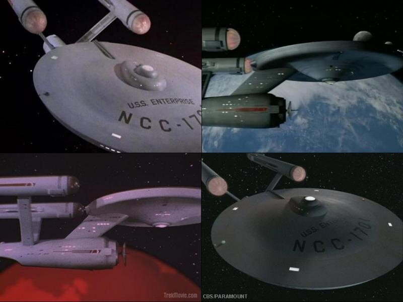 USS Enterprise Starship — Gray, Dramatic, Digital Art