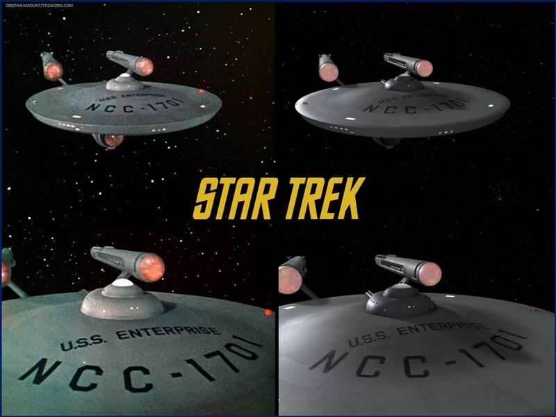 USS Enterprise Starship — Gray, Dramatic, Night, Digital Art, Space