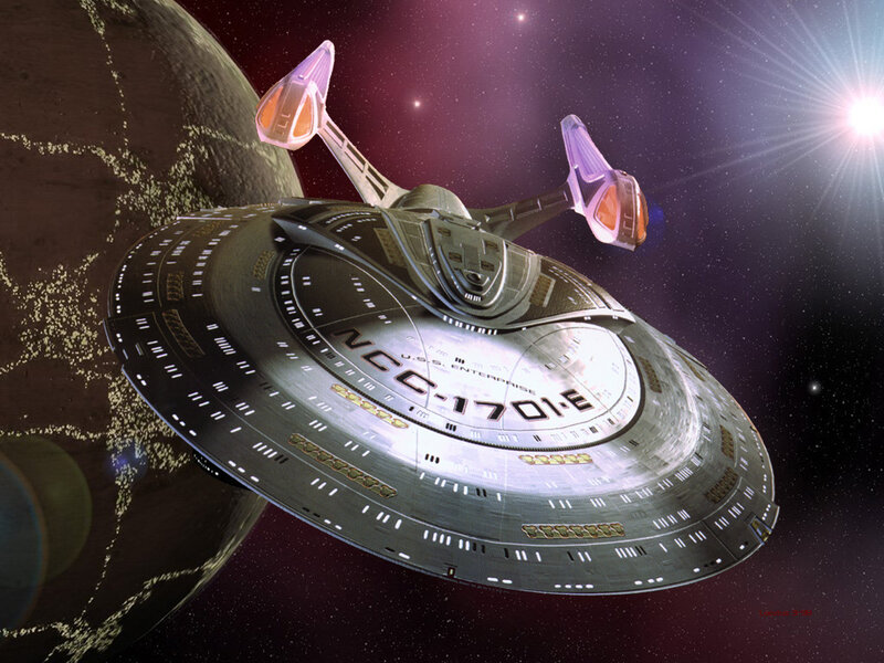 USS Enterprise Starship — Gray
