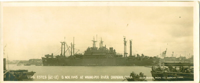 USS Estes at Shanghai